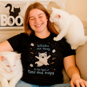 Grappige Spooky Ghost-Cat, Cat Lover Kinder T-shirt