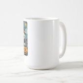 Grappige Spooky Goose Halloween Witch Pumpkin Art Koffiemok (Voorkant rechts)