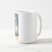 Grappige Spooky Goose Halloween Witch Pumpkin Art Koffiemok (Voorkant rechts)