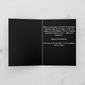 Grappige Spooky Grim Reaper 30e verjaardag voor he Kaart (Binnen)