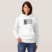 Grappige Spooky Schattigee Halloween Kinderloze Ca Hoodie (Voorkant volledig)