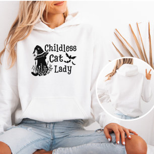 Grappige Spooky Schattigee Halloween Kinderloze Ca Hoodie