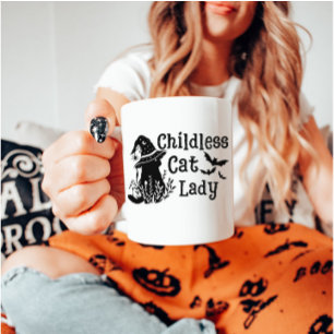 Grappige Spooky Schattigee Halloween Kinderloze Ca Koffiemok