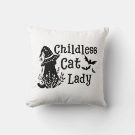 Grappige Spooky Schattigee Halloween Kinderloze Ca Kussen