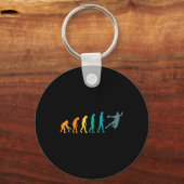 Grappige Sport Evolutie Handbal Sleutelhanger (Voorkant)