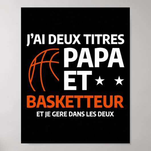 Grappige sport schets citaat voor vader schets pap poster (Voorkant)