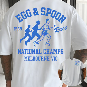 Grappige Sportdag Eierlopen Melbourne T-shirt