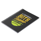 Grappige sportgeschenken notitieboek (Linkerzijde)