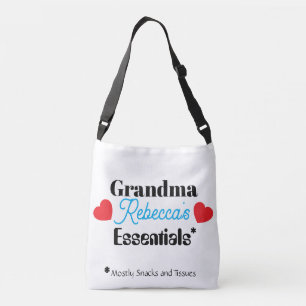 Grappige Sportieve Oma's Essentiële Gepersonalisee Crossbody Tas
