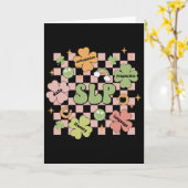 Grappige spraaktaalpathologie St. Patrick's Day S Kaart (Gele Bloem)