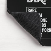 Grappige spreuk Bbq-timer Biergrill Papa Barbecue Muismat (Hoek)