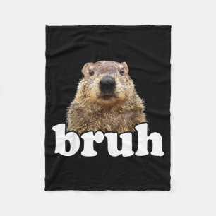 Grappige spreuk broer grondhoer dierenvriend grond fleece deken