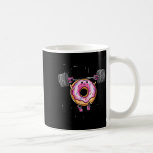 Grappige spreuk Donut Geef niet op Fitness Gewicht Koffiemok