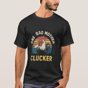 Grappige spreuk één slechte moeder kluiverende moe t-shirt