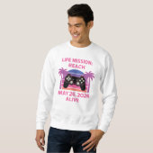Grappige Spreuk Game Liefhebber Gaming Joystick 26 Trui (Voorkant volledig)