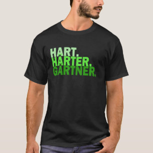 Grappige spreuk hard hardener tuinman groen gazon t-shirt