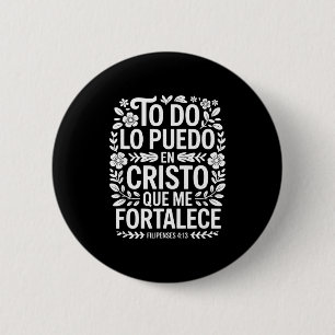 Grappige spreuk ik kan alle dingen doen door Chris Ronde Button 5,7 Cm