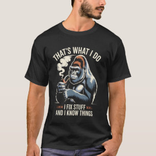 Grappige spreuk Ik weet dingen sarcasme grap grap  T-shirt