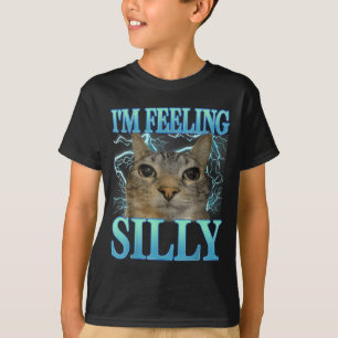 Grappige spreuk kattenliefhebber Ik voel me dwaas T-shirt
