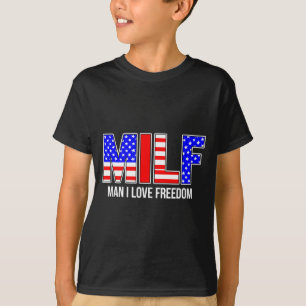 Grappige spreuk man liefde vrijheid humoristisch t-shirt