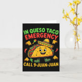 Grappige Spreuk Meme Cinco De Mayo Mexicaanse Taco Kaart (Gele Bloem)