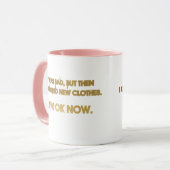 Grappige spreuk moderne collega vriend winkel cita mok (Voorkant links)