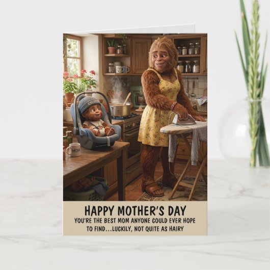 Grappige spreuk Moederdag Kaart (Voorkant)