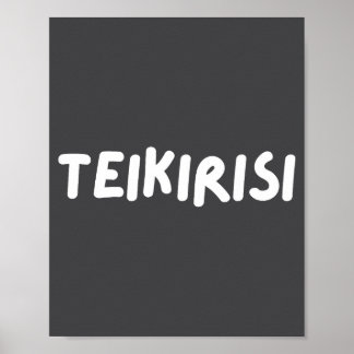 Grappige Spreuk Neem het Leven Licht Teikirisi Spa Poster