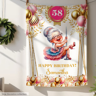 Grappige spreuk oma deken persoonlijk cadeau