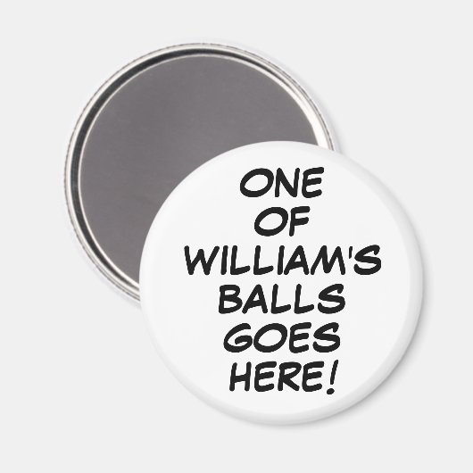 Grappige spreuk op een op maat gemaakte stripboek  magneet (Voorkant / Achterkant)