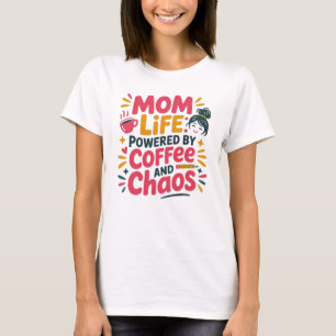 Grappige spreuk over het moederschap: 'Mama Leven T-shirt