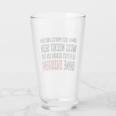 Grappige spreuk over werk en collega's glas (Achterkant)