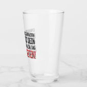 Grappige spreuk over werk en collega's glas (Links)