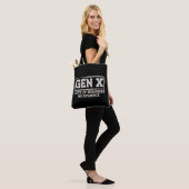 Grappige Spreuk Sarcasme Gen X Veel Herinneringen Tote Bag (Op model)