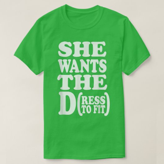 Grappige spreuk Schattige bruiloft Bruid Bruidsfee T-shirt (Design voorkant)