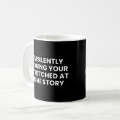 Grappige spreuk voor fysiotherapeut koffiemok (Voorkant links)