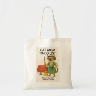 Grappige spreuk voor kattenliefhebbers over takenl tote bag
