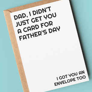 Grappige spreuk voor kinderen Vaderdag vadermaand Feestdagenkaart