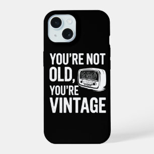 Grappige spreuk voor ouderen iPhone 15 case