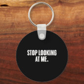 Grappige Spreuken Donkere Humor Grap Stop Sterren Sleutelhanger (Voorkant)