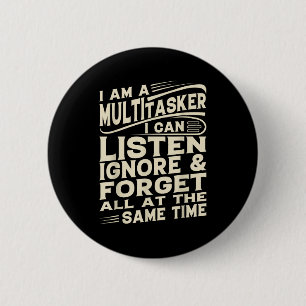 Grappige Spreuken Kunst Voor Sarcasthische Mensen  Ronde Button 5,7 Cm
