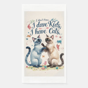 Grappige spreuken voor Siamese kat liefhebbers Servet
