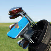 Grappige springende modderspringer vis cartoon  golfheadcover (Insitu)