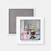 Grappige Sprookjesachtige Humor Koelkastmagneet Magneet (Voorkant / Achterkant)