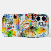 Grappige sprookjesachtige illustratie Case-Mate iPhone case (Achterkant (horizontaal))