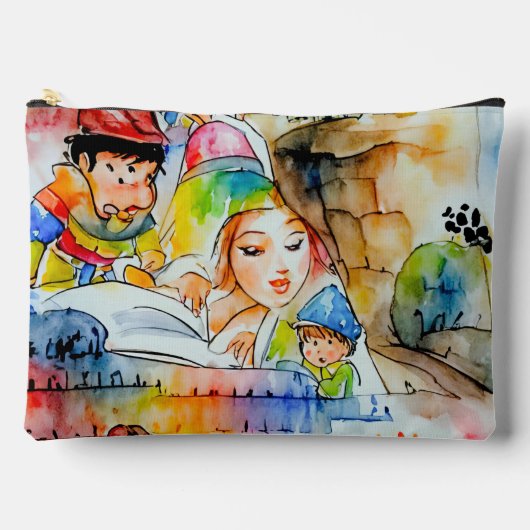 Grappige sprookjesachtige illustratie etui (Voorkant)