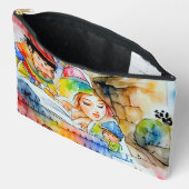 Grappige sprookjesachtige illustratie etui (Open)