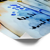 Grappige sprookjesachtige illustratie perfect poster (Hoek)