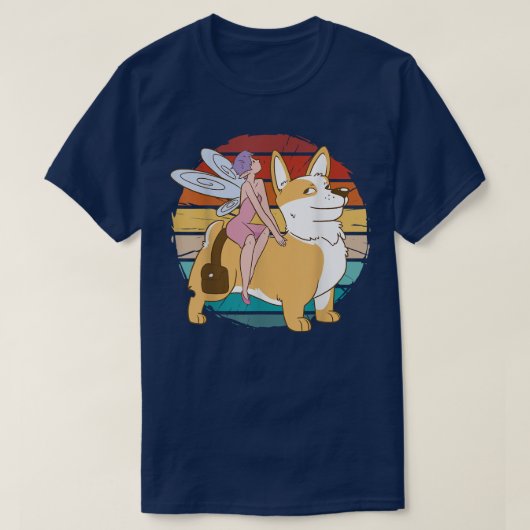  grappige sprookjeshond, fantasie eerlijk t-shirt (Design voorkant)