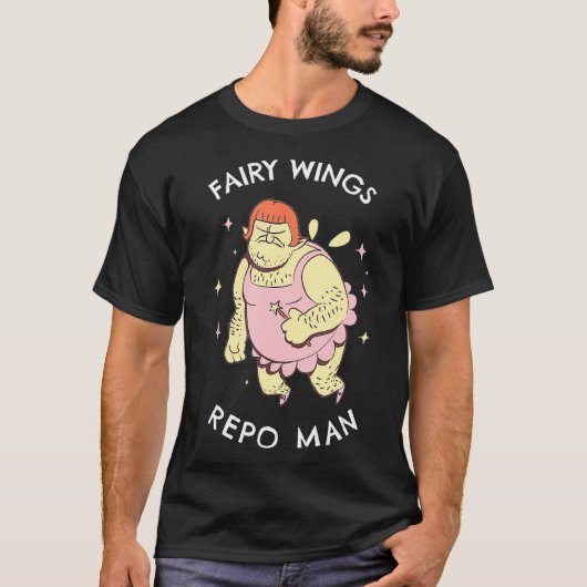 GRAPPIGE SPROOKJESVLEUGELS T-SHIRT (Voorkant)